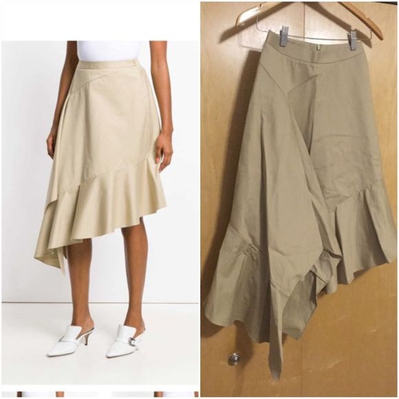 palmer//harding Dresses & Skirts - Palmer Harding Asymmetric Midi Skirt